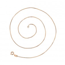 Apzeltīta ,smalka ķēdīte ar klasisku pinumu